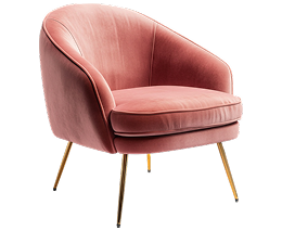 Velvet Accent Chair